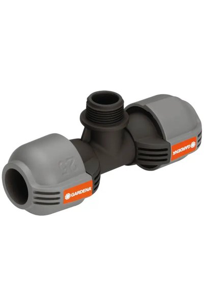 Gardena Conector T pentru țeavă, 25 mm, filet exterior 1/2"