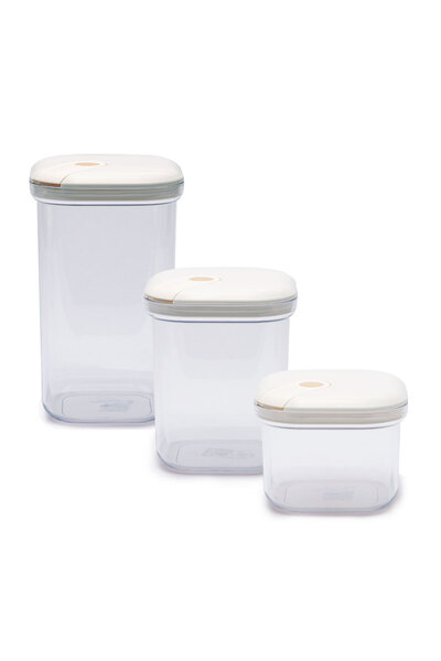 CooknKeep Pull Box Jar Storage Container Set Bulut