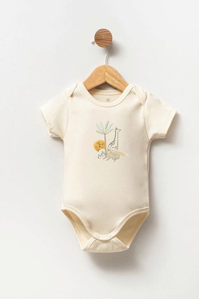 Naive Baby 100% Cotton Baby Bodysuit - Adventure Bodysuit - Baby Bodysuit Badi - Written Bodysuit