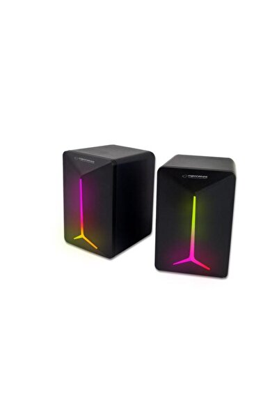 ESPERANZA Boxe FREVO, LED RAINBOW, 5W, USB 2.0 (Black)