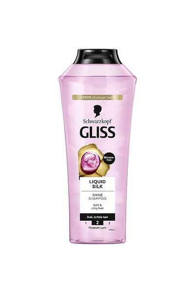 Schwarzkopf Shampoo, Gliss Kur, 400ml, Liquid Silk