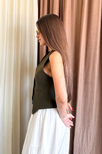 ModaPlaza Γυναικείο γιλέκο με ζώνη πλάτης 6796