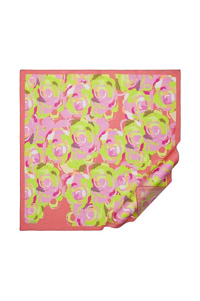 ipekevi Emotional Flowers Tenzel Patterned Scarf