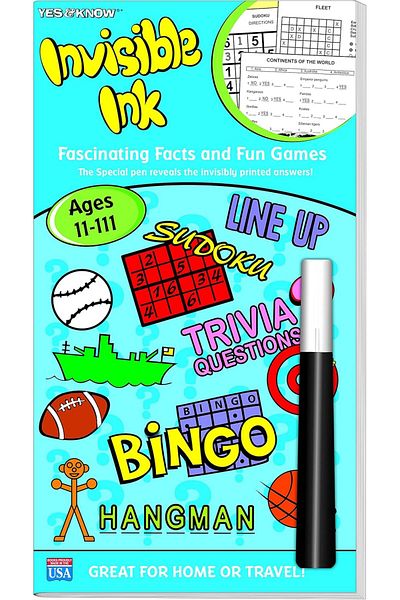 MagicPen Invisible Ink Book and Pen Set (Ages 11 - 111)