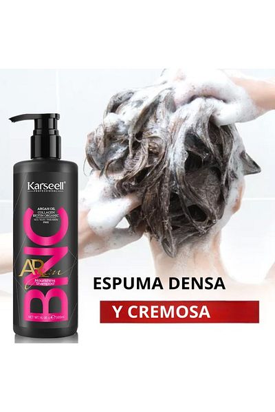 Karseell BNC Argan Nourishing Shampoo – 500ml | Moisturizing & Repairing Hair Care for Smooth