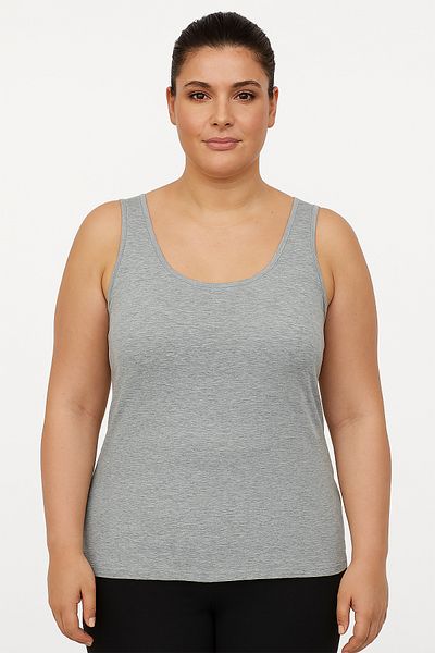 HNX Cotton Plus Size Thick Strap Women's Tank Top