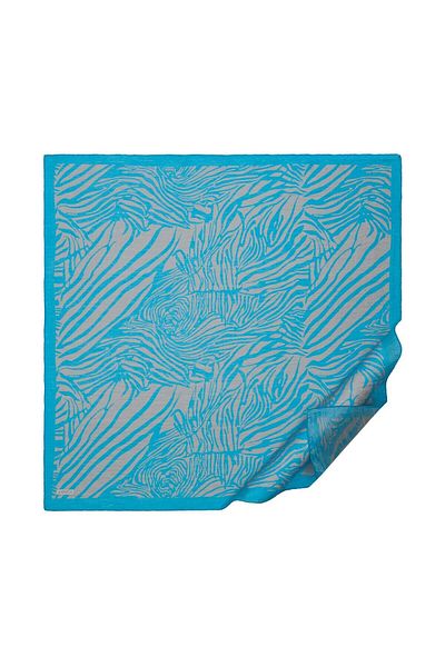 ipekevi Zebra Patterned Tenzel Scarf