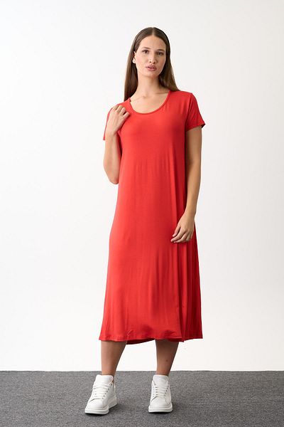 ALEXANDERGARDI Short Sleeve Relaxed Dress (B22-43600)