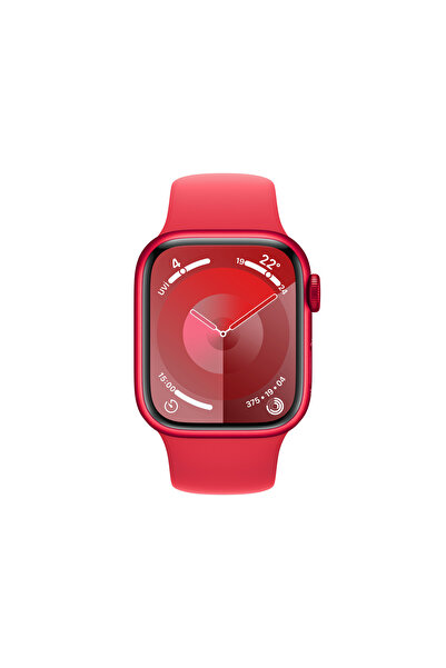 Apple Watch Series 9 GPS 41mm (PRODUCT)RED Alüminyum Kasa ve (PRODUCT)RED Spor Kordon - M/L