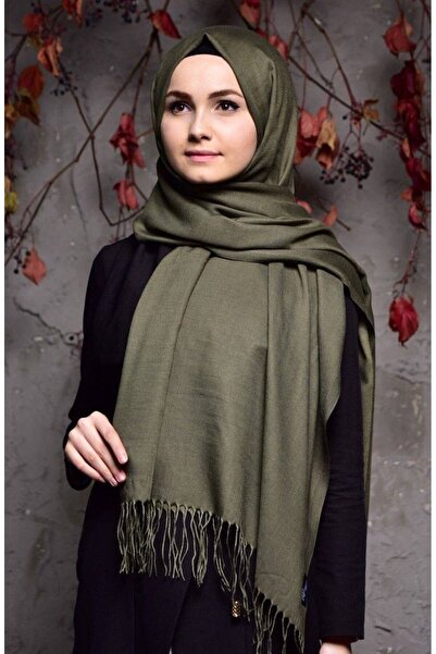 AYNUR TEKSTİL Πασμίνα Απλό Σάλι ΧΑΚΙ