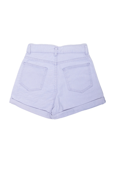Bak Moda Chino Cut Gray Mini Shorts