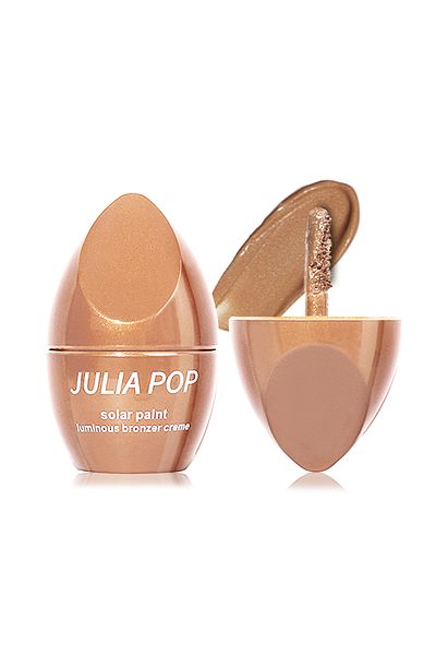JULIA POP Face Contour Cream, Natural Matte Waterproof Luminous Bronzer Cream, Face Contour Illuminator Makeup