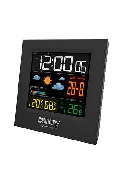 CAMRY Stație meteo cu ceas, alarmă și termometru, CR 1166