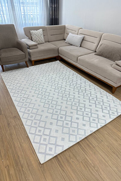 ferahome Yıkanabilir pamuklu İskandinav Tarzı Premium Puffy Peluş Yolluk – Sa...