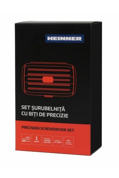 Heinner Set PCSP016, screwdriver with 30 precision bits