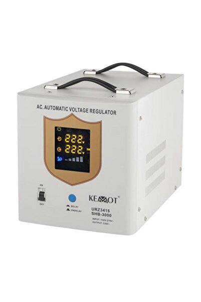 Kemot Stabilizator de tensiune URZ3415, 3000VA (alb)