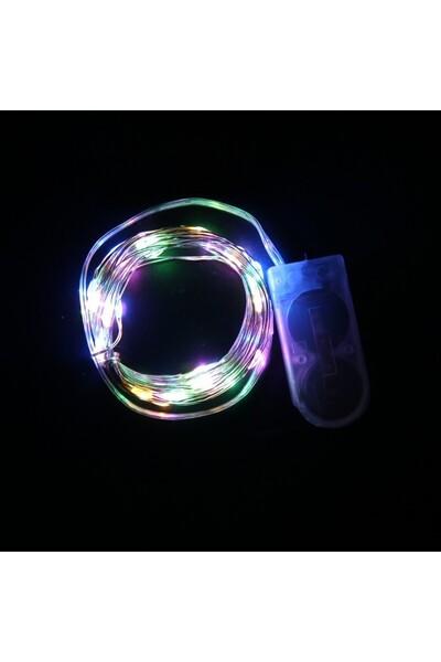 SDX Market Ghirlandă luminoasă de Crăciun cu baterii, 2 m, 20 LED-uri, efecte...