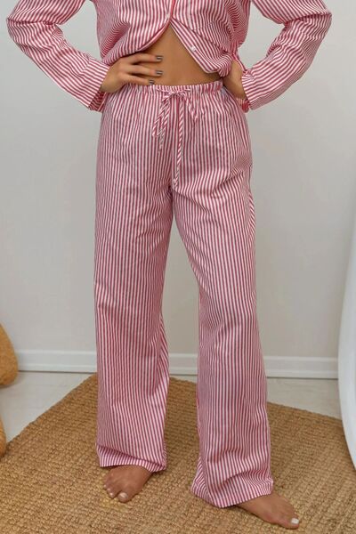 Hiccup Çizgili Pamuklu Pijama Takımı