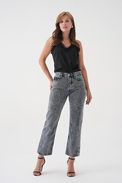 Yumey Glass Eyelet Trousers