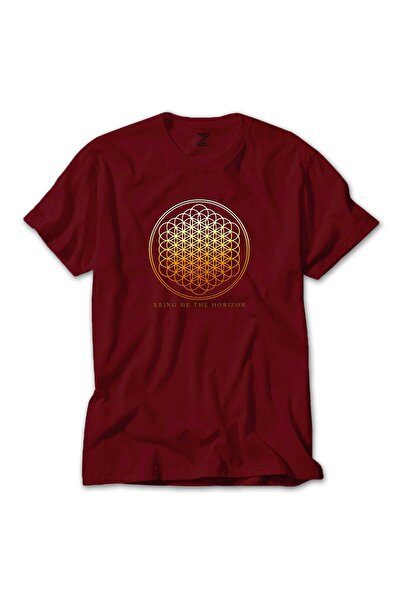 Megstill Tricou Bring Me The Horizon Sempiternal colorat, culoare roșie, mări...