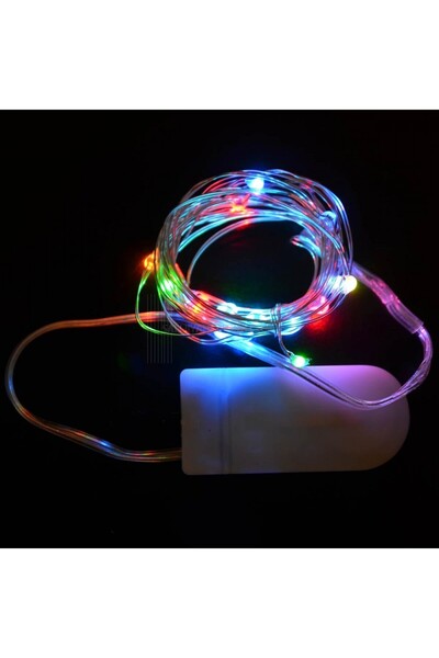 SDX Market Ghirlandă luminoasă de Crăciun cu baterii, 1 m, 10 LED-uri, efecte...