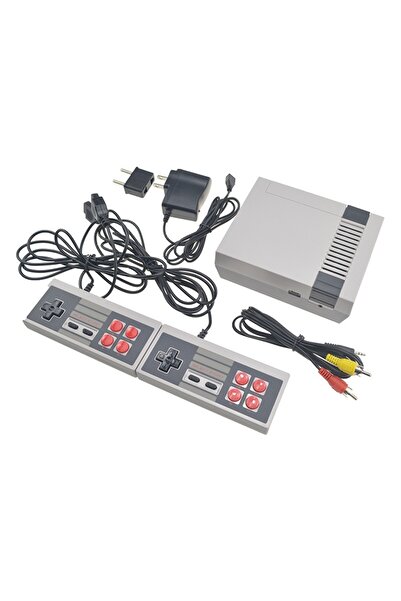FOXMAG24 Mini retro console with 620 built-in, parent-child games, Gray