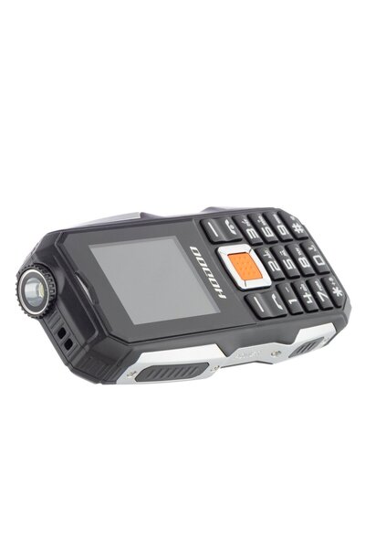 FOXMAG24 Military Phone F8, Dual SIM, 3800 mAh, FM radio, Bluetooth, Flashlight, Black-Gray