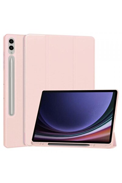 Techsuit Husă flexibilă triplă pentru Samsung Galaxy Tab S10+ / Tab S9+ (roz)