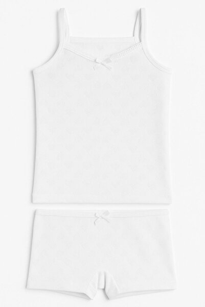 MAVİ QUMSAL Κοριτσίστικο Σετ Τζακάρ με Σορτς και Αθλητικό Τοπ με Λουράκια, Σε...