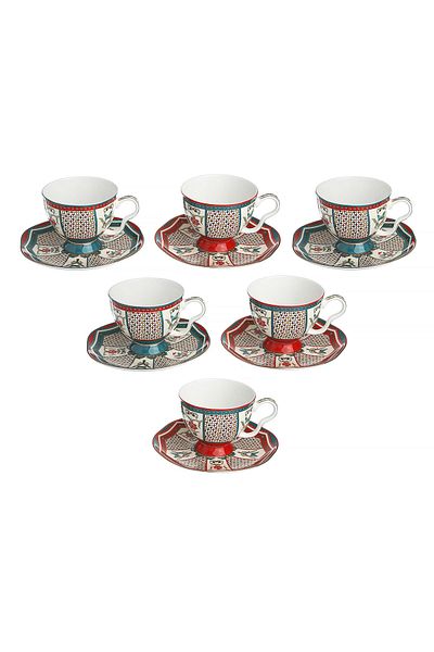 Lucky Art Liora Bone 6Li Spicy Cup Set