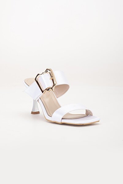 Alphus Γυναικείες καθημερινές παντόφλες με λεπτό τακούνι Hco διπλής ζώνης