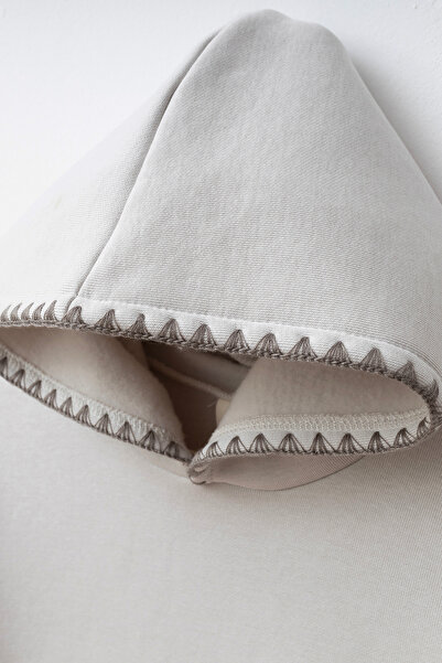 Minipodyum Kangaroo Pocket Hooded Girl's Bottom Top Tracksuit Set