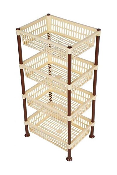 Generic A 4-storey fruit and vegetable storage basket, 82*45*30 cm