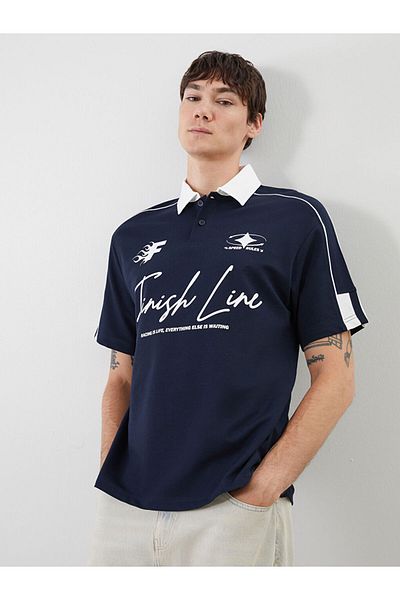 LC Waikiki New Season Polo Neck Printed Men's T-Shirt - S5Rk96Z8