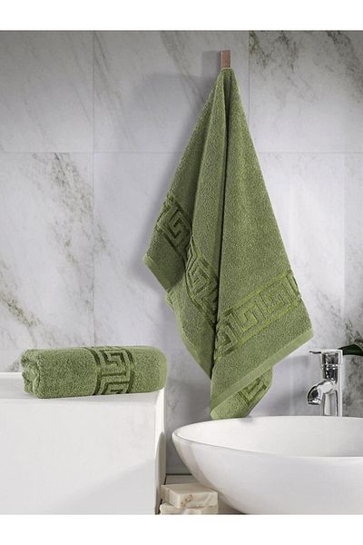 Karna Home Cotton Single Jacquard Greek Towel