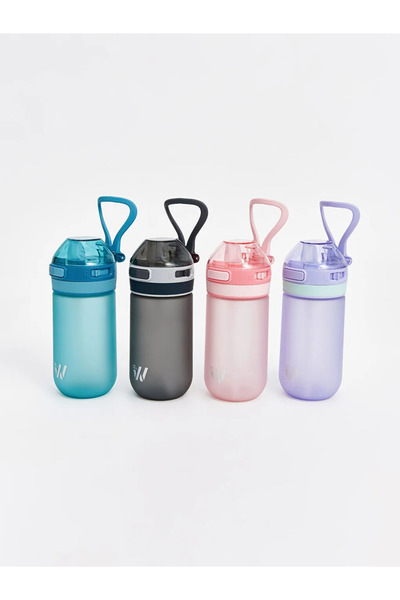 LC Waikiki Lcw Accessories Mixed Printed Straw Water Bottle 500 ml