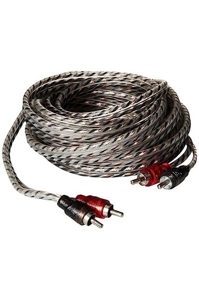 FOXMAG24 Car audio cable, for connecting the car amplifier to the car player, length 5m