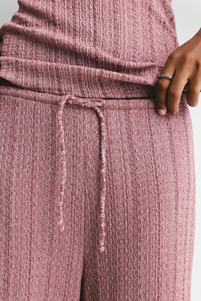 Pull & Bear Çizgili bürümcük pantolon