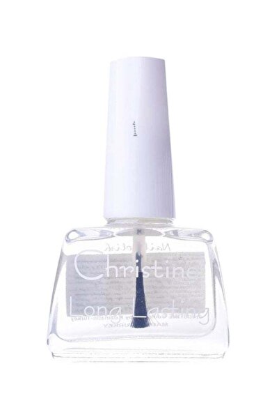 Christine طلاء أظافر لامع شفاف