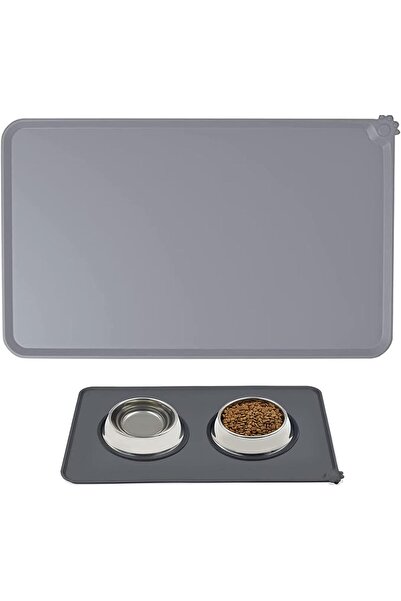 NYGANMELLOZ حصيرة طعام الحيوانات الأليفة، حصيرة وعاء سيليكون للكلاب، حصيرة تغ...