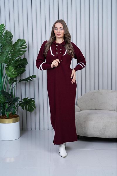 badibadii Crew Neck Off Shoulder Knitwear Dress