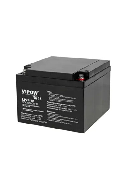 Vipow Acumulator stationar plumb acid 12V 26Ah