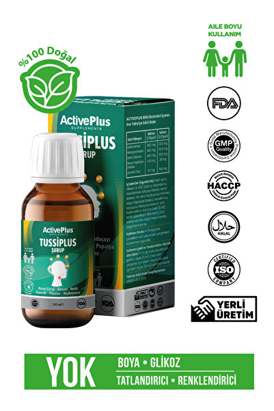 activeplus Tussiplus Şurup 150 Ml