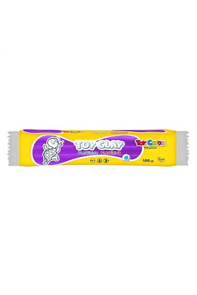 Toy Color Plasticine Non-Drying and Gluten-Free Play Dough 500 Gr Purple 1009.019