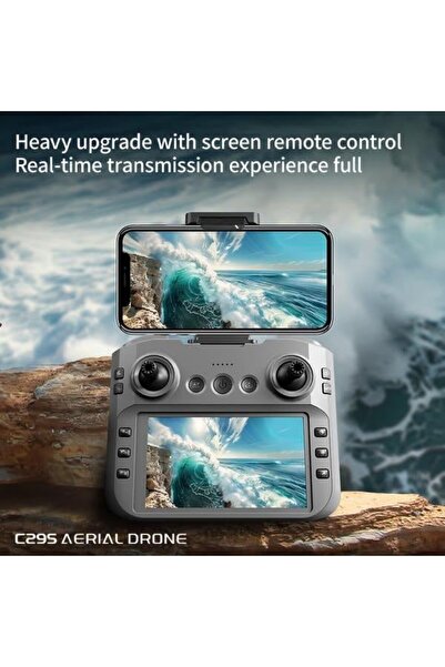 Aırstorr C29S GPS 4K ESC Kameralı Drone 1KM+ Menzil 25 DK Uçuş Brushless Motor Akıllı Kumanda