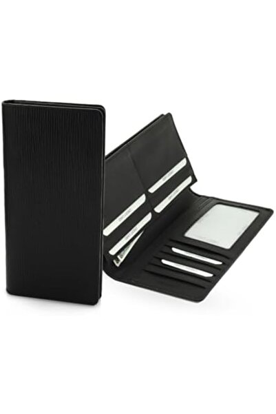 chase plus محفظة طويلة من الجلد الطبيعي للرجال، محفظة رفيعة لحمل البطاقات للر...