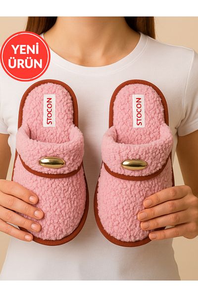 STOCON Yumoş Women's Winter House Slippers Dowry Slippers Gift Slippers Houseslippers Stc1143