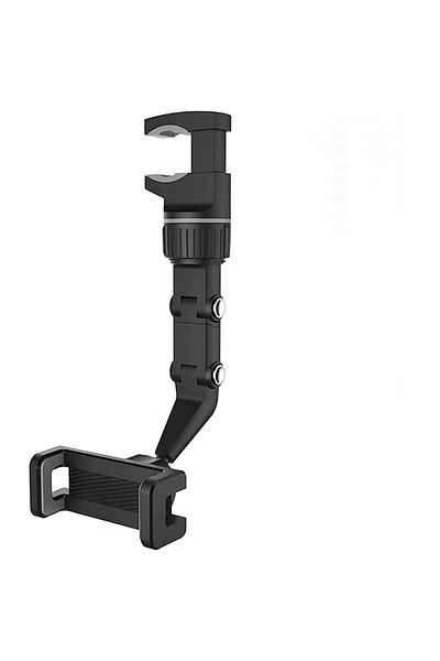 FOXMAG24 Car phone holder, with rearview mirror mount, 360° rotation, easy to install