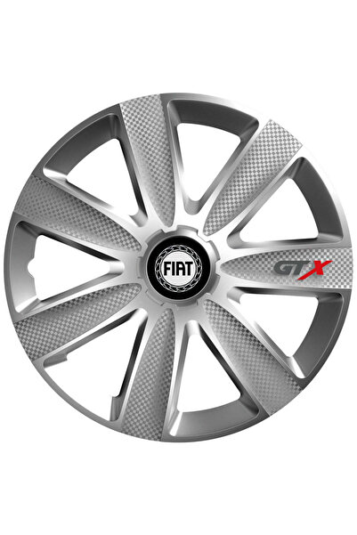 OEM Set de 4 capace de jantă GTX gri R17, pentru Fiat