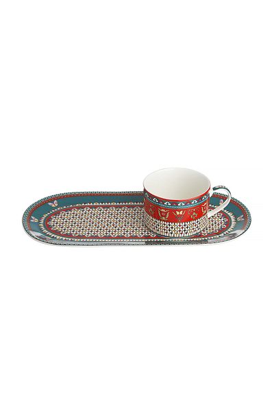 Lucky Art Liora Single Tray Tea Cup Set